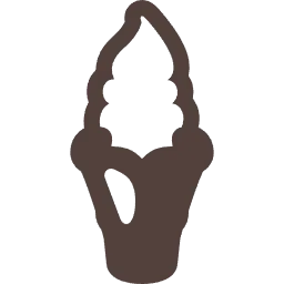 ソフトクリームのアイコン