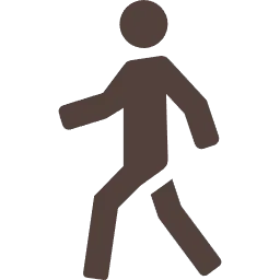 歩く人のアイコン