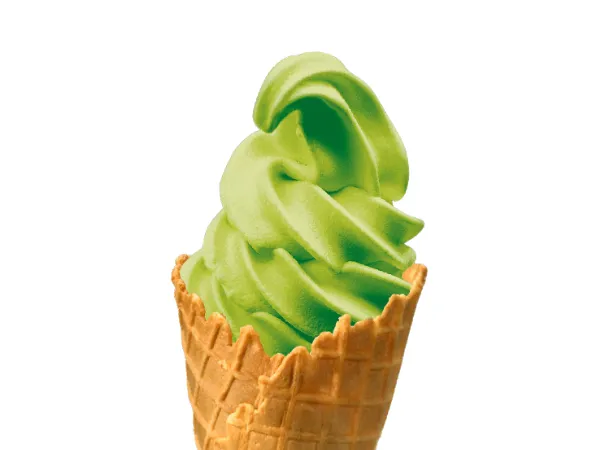 抹茶ソフトクリームの写真